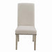 Salem Upholstered Side Chairs Rustic Smoke and Grey (Set of 2) - U&U Home Budget Furniture (Carteret, NJ)