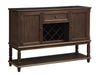 Parkins Server with Lower Shelf Rustic Espresso - U&U Home Budget Furniture (Carteret, NJ)