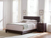 Dorian Upholstered California King, E.King, & Queen Bed Black, Brown, & Grey - U&U Home Budget Furniture (Carteret, NJ)