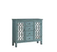 Rue 4-drawer Accent Cabinet Antique Blue - U&U Home Budget Furniture (Carteret, NJ)
