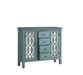 Rue 4-drawer Accent Cabinet Antique Blue - U&U Home Budget Furniture (Carteret, NJ)