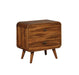 Robyn 2-drawer Nightstand Dark Walnut - U&U Home Budget Furniture (Carteret, NJ)