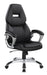 Bruce Adjustable Height Office Chair Black and Silver - U&U Home Budget Furniture (Carteret, NJ)