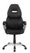 Bruce Adjustable Height Office Chair Black and Silver - U&U Home Budget Furniture (Carteret, NJ)