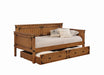 Oakdale Twin Daybed Rustic Honey - U&U Home Budget Furniture (Carteret, NJ)