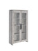 Alejo 2-door Tall Cabinet Grey Driftwood - U&U Home Budget Furniture (Carteret, NJ)