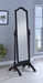Cabot Rectangular Cheval Mirror with Arched Top Black - U&U Home Budget Furniture (Carteret, NJ)