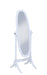Foyet Oval Cheval Mirror White - U&U Home Budget Furniture (Carteret, NJ)