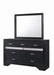 Miranda 7-drawer Dresser Black and Rhinestone - U&U Home Budget Furniture (Carteret, NJ)