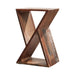 Lily Geometric Accent Table Natural - U&U Home Budget Furniture (Carteret, NJ)