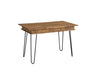 Sheeran Writing Desk with 4 Hidden Storages Rustic Amber - U&U Home Budget Furniture (Carteret, NJ)