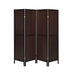 Deepika 4-panel Folding Screen Tobacco and Cappuccino - U&U Home Budget Furniture (Carteret, NJ)