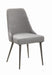 Alan Upholstered Dining Chairs Grey (Set of 2) - U&U Home Budget Furniture (Carteret, NJ)