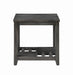 Cliffview 1-shelf Rectangular End Table Grey - U&U Home Budget Furniture (Carteret, NJ)