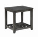 Cliffview 1-shelf Rectangular End Table Grey - U&U Home Budget Furniture (Carteret, NJ)