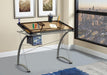 Melo 3-Drawer Drafting Desk Champagne - U&U Home Budget Furniture (Carteret, NJ)