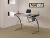 Melo 3-Drawer Drafting Desk Champagne - U&U Home Budget Furniture (Carteret, NJ)