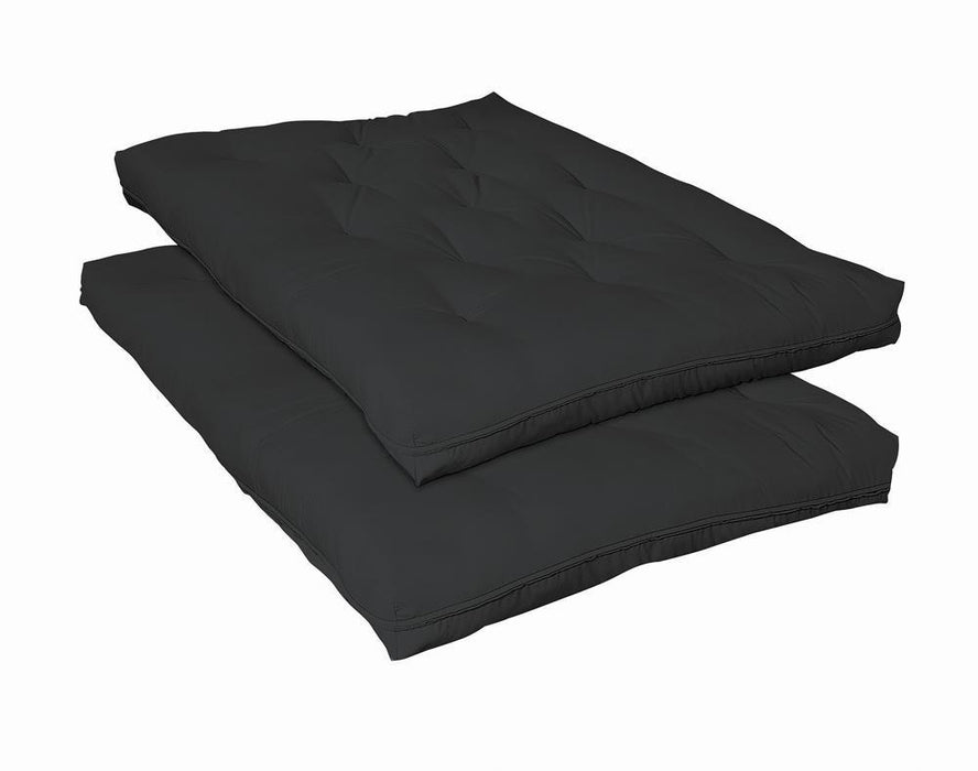 7" Deluxe Futon Pad Black - U&U Home Budget Furniture (Carteret, NJ)