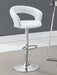 Barraza 29" Adjustable Height Bar Stool Black and Chrome - U&U Home Budget Furniture (Carteret, NJ)
