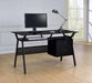 Weaving 2-drawer Computer Desk Black - U&U Home Budget Furniture (Carteret, NJ)