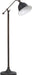 Eduardo Bell Shade Floor Lamp Dark Bronze - U&U Home Budget Furniture (Carteret, NJ)