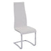 Montclair High Back Dining Chairs Black and Chrome (Set of 4) - U&U Home Budget Furniture (Carteret, NJ)
