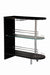 Adolfo 3-tier Bar Table Glossy Black and Clear - U&U Home Budget Furniture (Carteret, NJ)