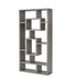 Howie 10-shelf Bookcase Weathered Grey - U&U Home Budget Furniture (Carteret, NJ)