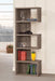 Joey 5-tier Bookcase Weathered Grey - U&U Home Budget Furniture (Carteret, NJ)