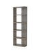 Harrison 5-tier Bookcase Weathered Grey - U&U Home Budget Furniture (Carteret, NJ)