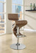 Covina Adjustable Bar Stool Walnut and Chrome - U&U Home Budget Furniture (Carteret, NJ)