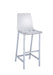 Juelia Bar Stools Chrome and Clear Acrylic (Set of 2) - U&U Home Budget Furniture (Carteret, NJ)
