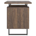 Lawtey Floating Top Office Desk Weathered Grey - U&U Home Budget Furniture (Carteret, NJ)