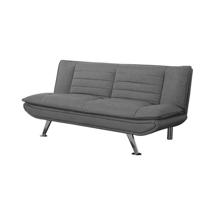 Julian Upholstered Sofa Bed with Pillow-top Seating Grey - U&U Home Budget Furniture (Carteret, NJ)