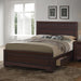 Kauffman California King, Eastren King, & Queen Panel Bed Dark Cocoa - U&U Home Budget Furniture (Carteret, NJ)