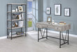 Analiese 4-shelf Open Bookcase Grey Driftwood - U&U Home Budget Furniture (Carteret, NJ)