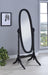 Cabot Rectangular Cheval Mirror with Arched Top Black - U&U Home Budget Furniture (Carteret, NJ)