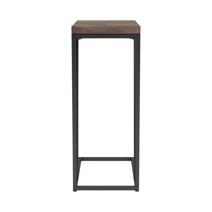 Sergio Chevron Rectangular Accent Table Tobacco - U&U Home Budget Furniture (Carteret, NJ)