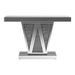 Crocus Rectangular Console Table Silver - U&U Home Budget Furniture (Carteret, NJ)