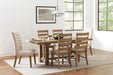 Douglas Tufted Back Dining Chairs Vineyard Oak (Set of 2) - U&U Home Budget Furniture (Carteret, NJ)