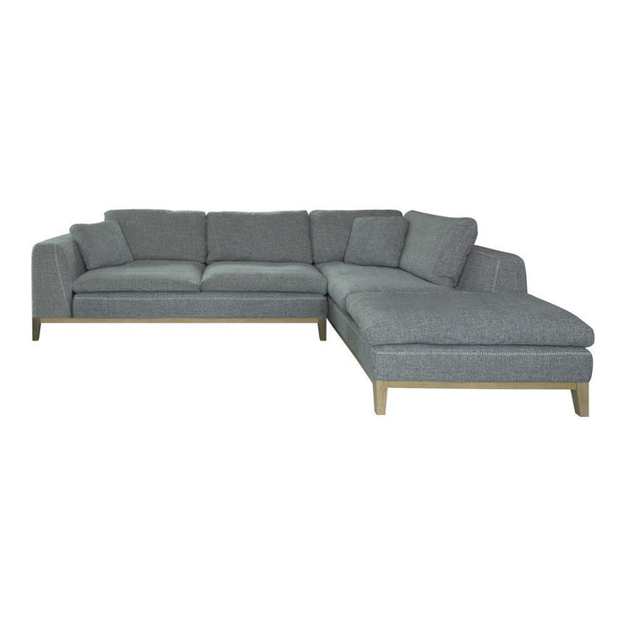 Persia 2-piece Modular Sectional Grey - U&U Home Budget Furniture (Carteret, NJ)