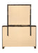 Woodmont Rectangle Dresser Mirror Rustic Golden Brown - U&U Home Budget Furniture (Carteret, NJ)