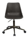 Carnell Adjustable Height Office Chair with Casters Brown and Rustic Taupe - U&U Home Budget Furniture (Carteret, NJ)