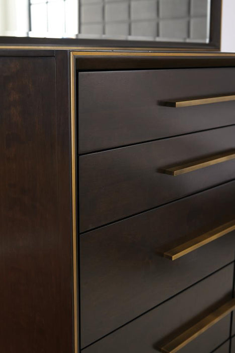 Durango 8-drawer Dresser Smoked Peppercorn - U&U Home Budget Furniture (Carteret, NJ)