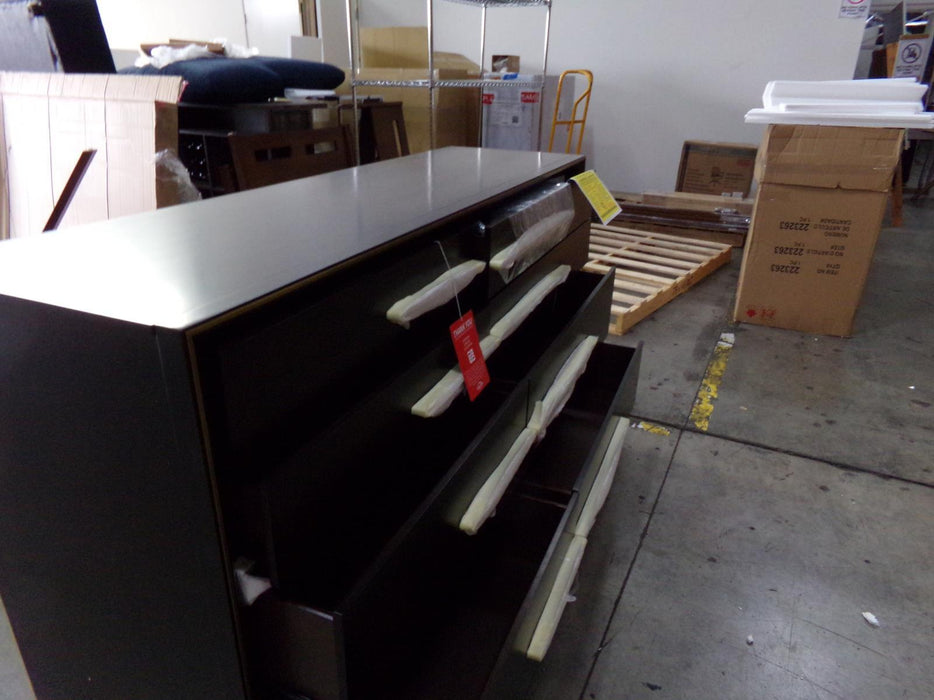 Durango 8-drawer Dresser Smoked Peppercorn - U&U Home Budget Furniture (Carteret, NJ)