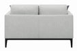 Apperson Cushioned Back Loveseat Light Grey - U&U Home Budget Furniture (Carteret, NJ)