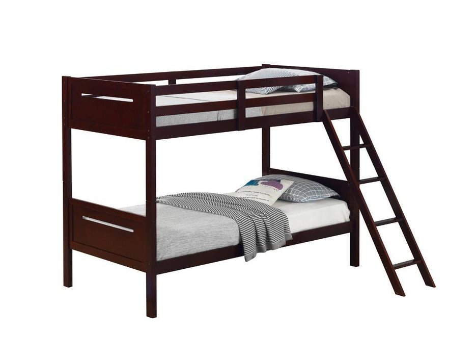 G405051 Twin/Twin Bunk Bed - U&U Home Budget Furniture (Carteret, NJ)