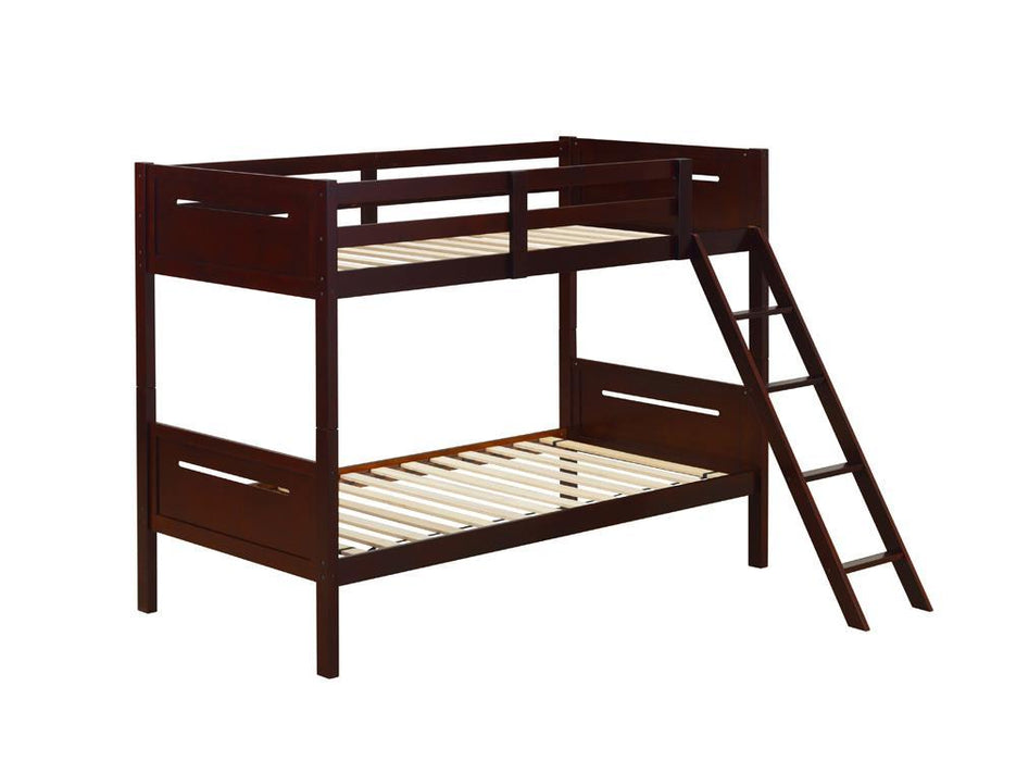 G405051 Twin/Twin Bunk Bed - U&U Home Budget Furniture (Carteret, NJ)