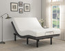 Clara Eastern King, E.King, Queen, & Twin XL Adjustable Bed Base Grey and Black - U&U Home Budget Furniture (Carteret, NJ)