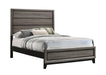 Watson Full & Twin Panel Bed Grey Oak - U&U Home Budget Furniture (Carteret, NJ)